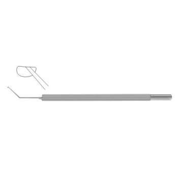 Sloane Lasek Micro Hoe Semi-Circular Tip With Beveled Edge Stainless Steel, 12 cm - 4 3/4"